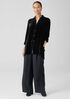 Velvet Classic Collar Long Shirt