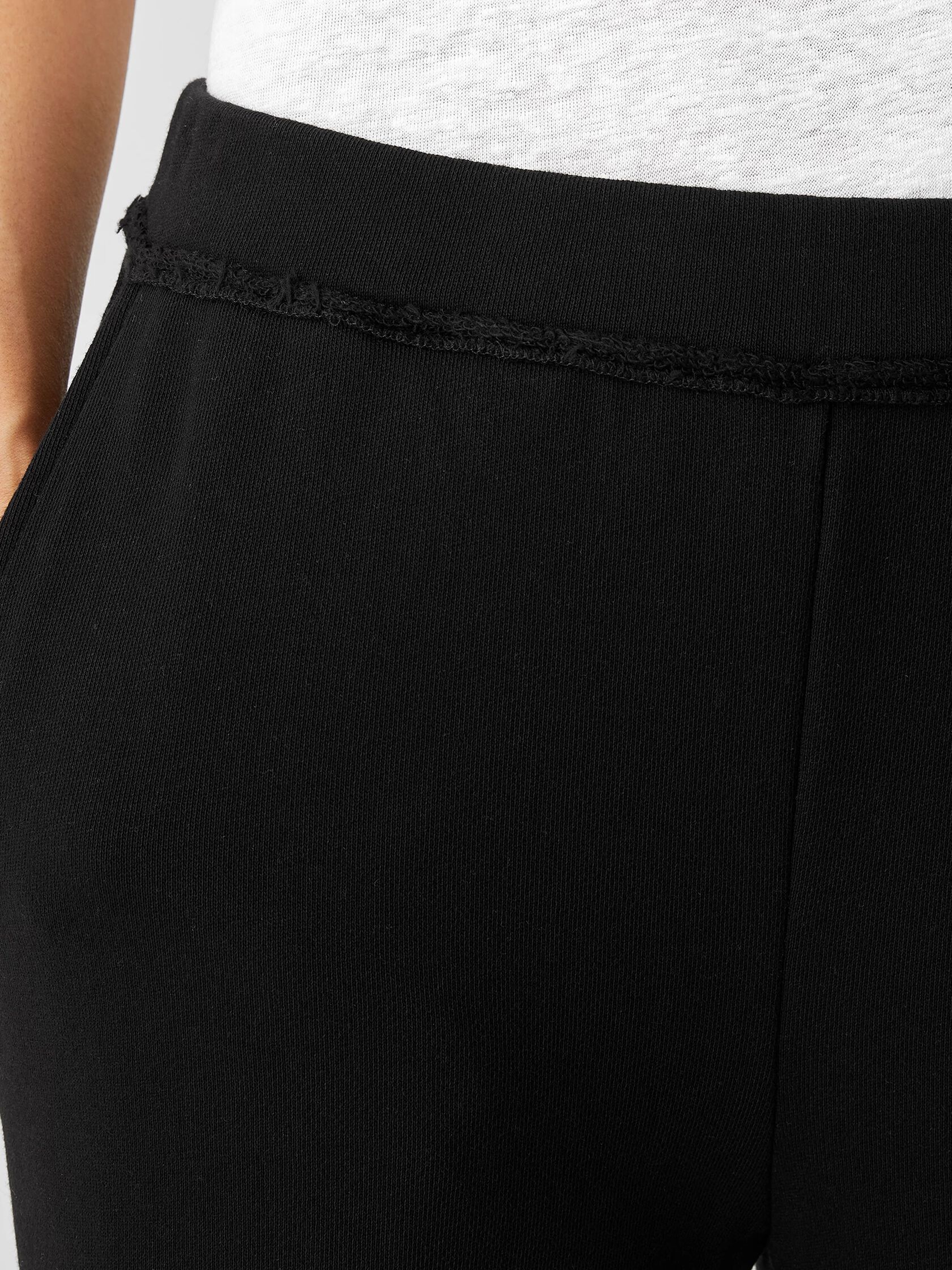 Lightweight Organic Cotton Terry Straight Pant