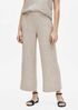 Washed Organic Linen Delave Wide-Leg Pant