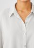 Silk Georgette Crepe Classic Collar Shirt