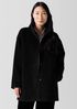Fine Wool Alpaca Stand Collar Coat
