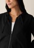 Pima Cotton Stretch Jersey Hooded Jacket