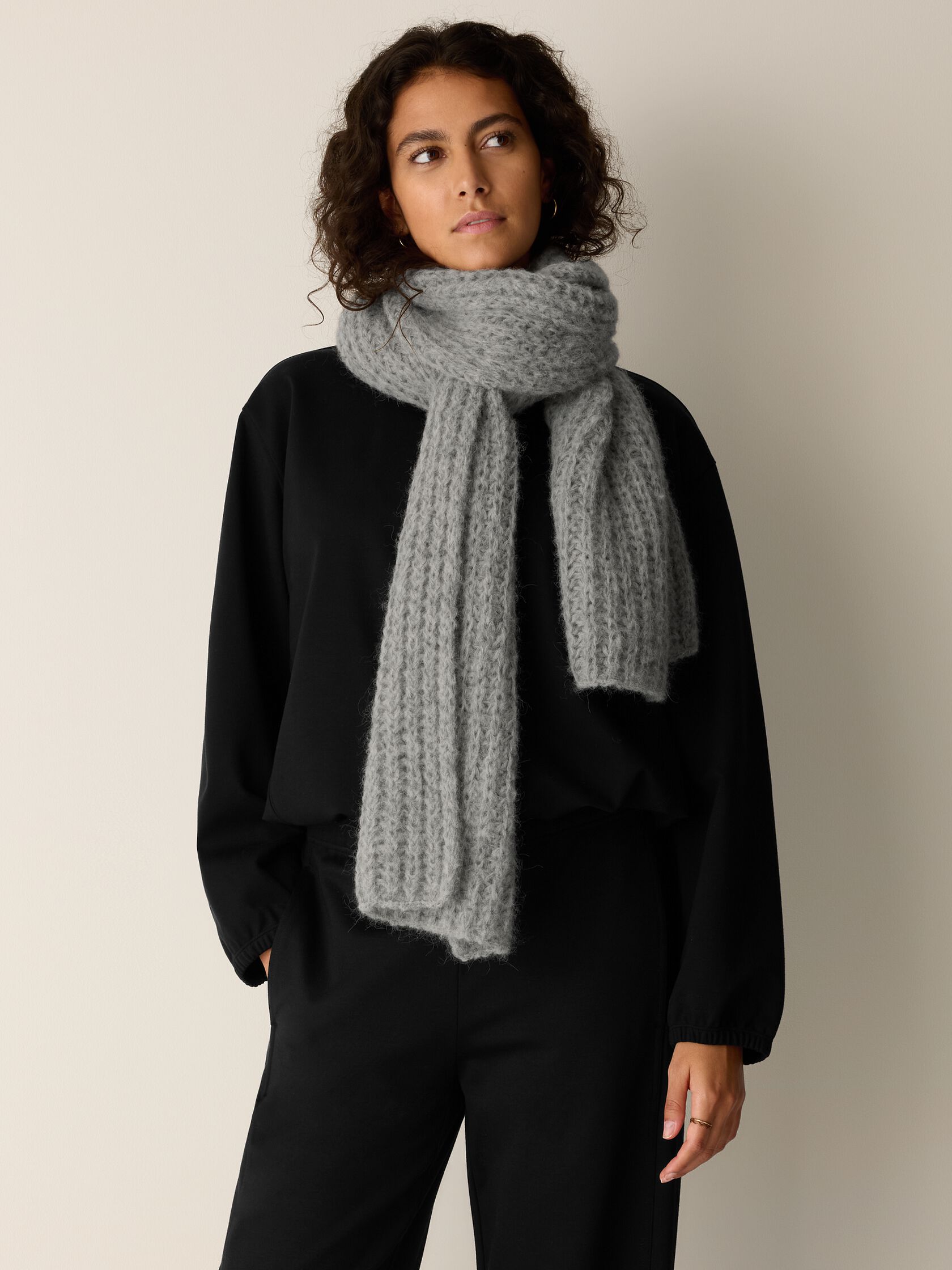 Brushed Peruvian Alpaca Blend Scarf