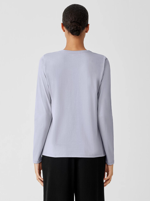Organic Pima Cotton Jersey Long-Sleeve Tee