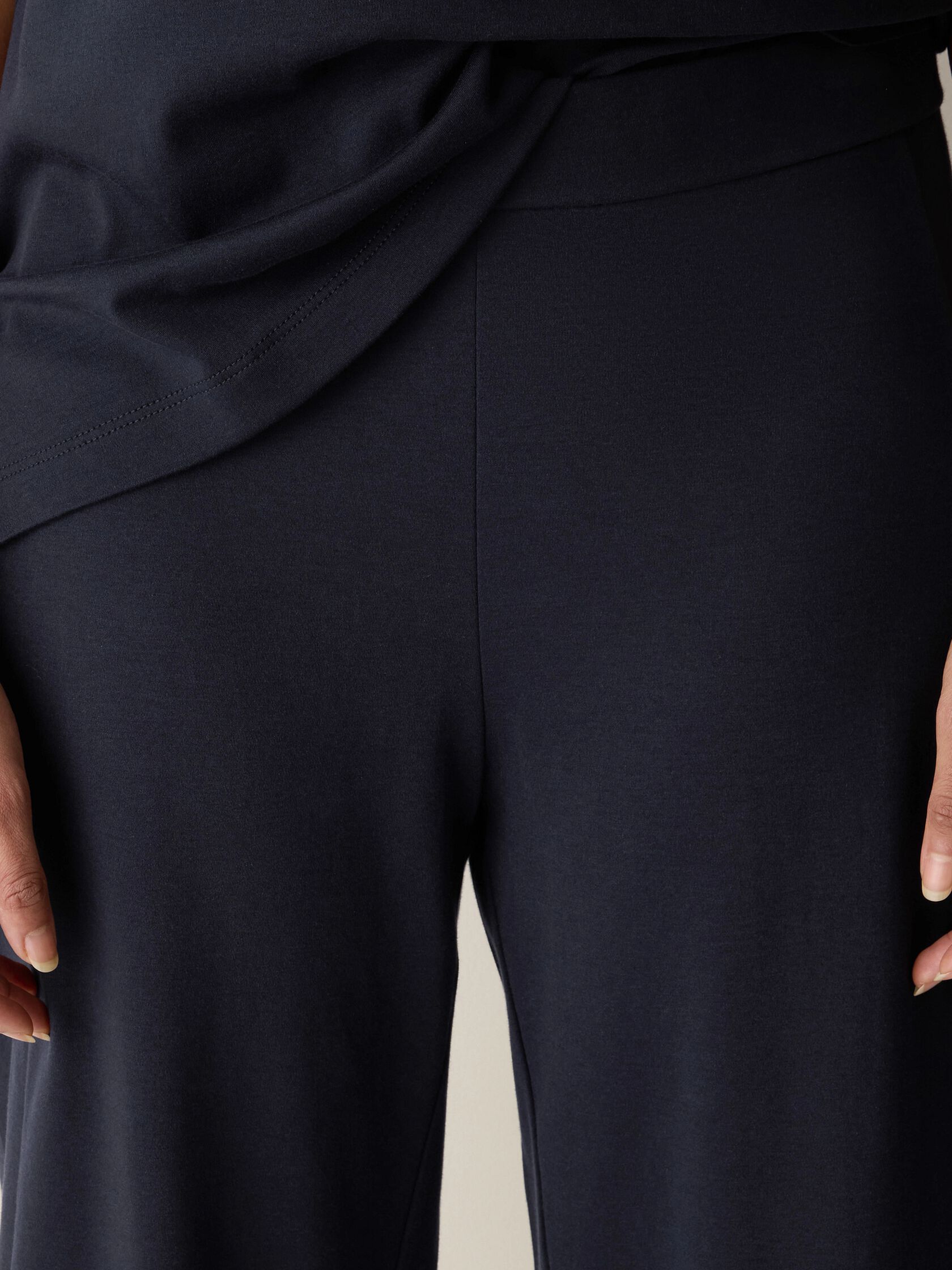 Organic Cotton Interlock Lantern Sleep Pant