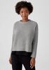 Lofty Recycled Cashmere Crew Neck Top
