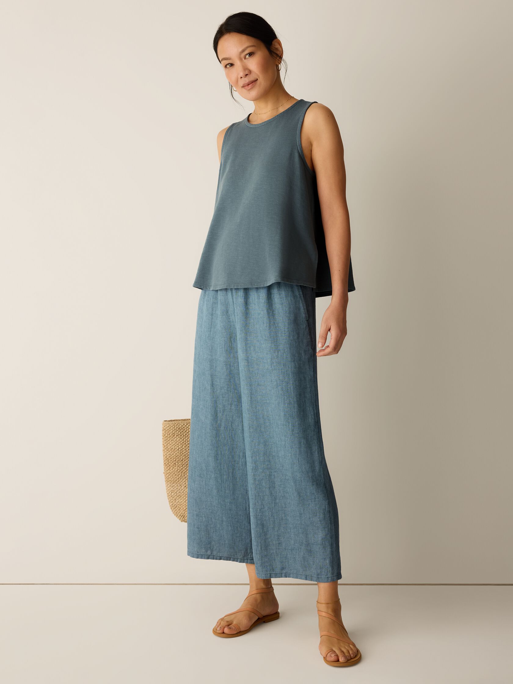 Garment-Dyed Organic Cotton Terry Shell