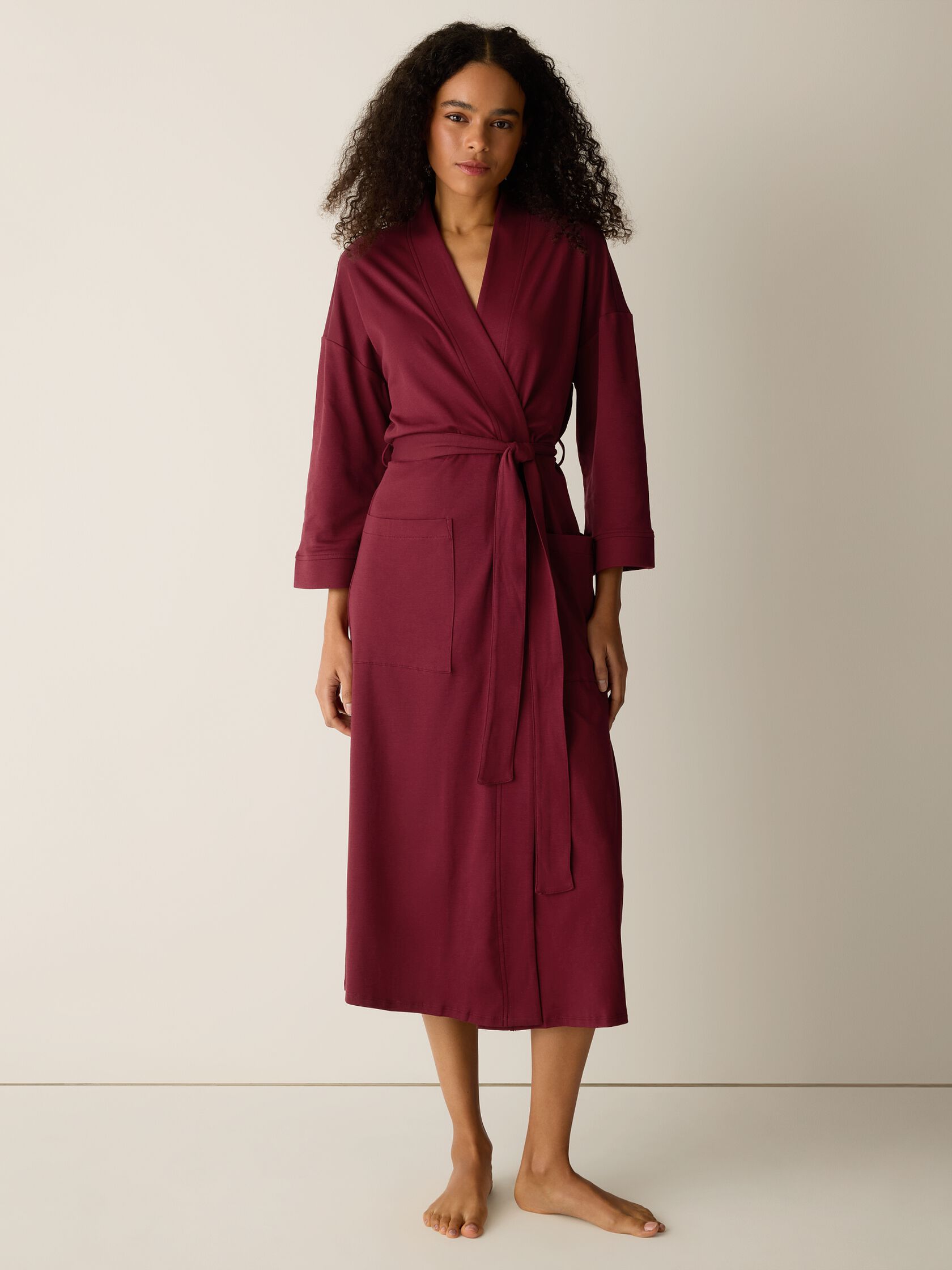 Organic Cotton Interlock Sleep Robe