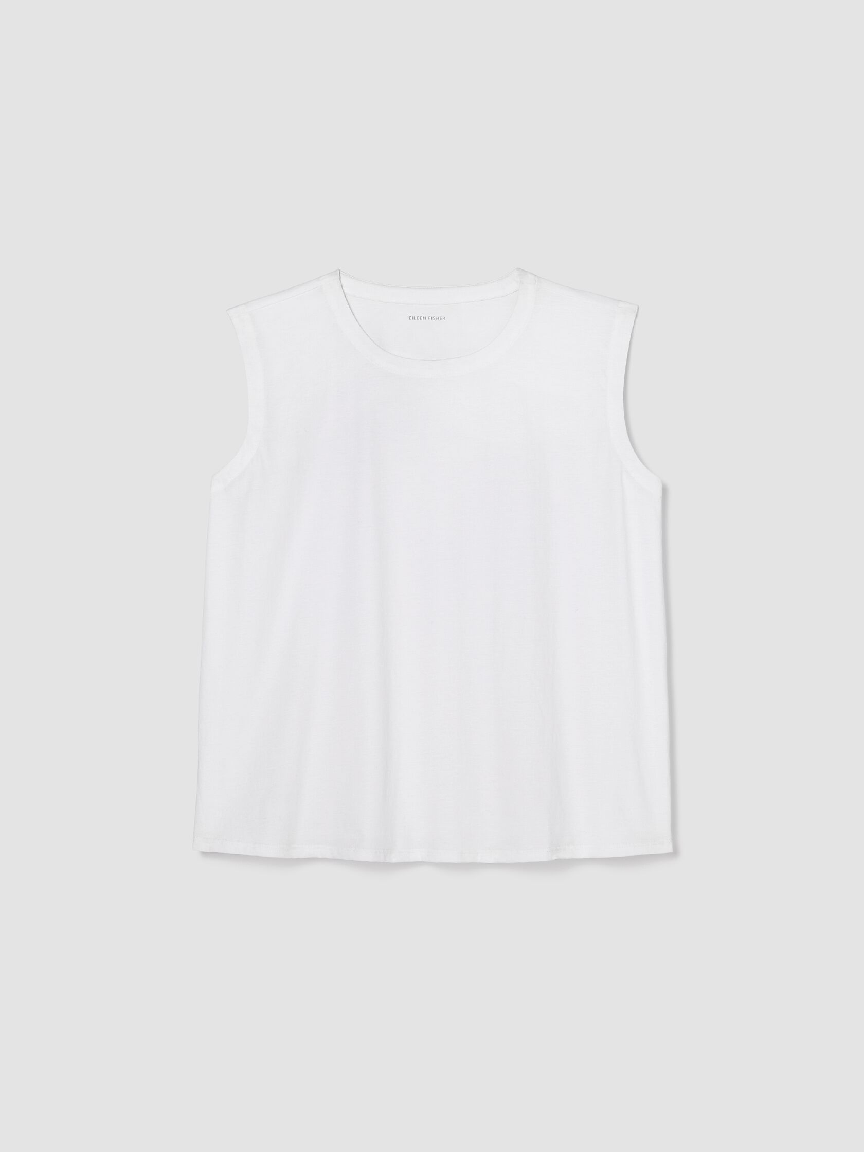 Organic Pima Cotton Jersey Round Neck Tank