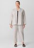 Organic Cotton Pucker High Collar Jacket