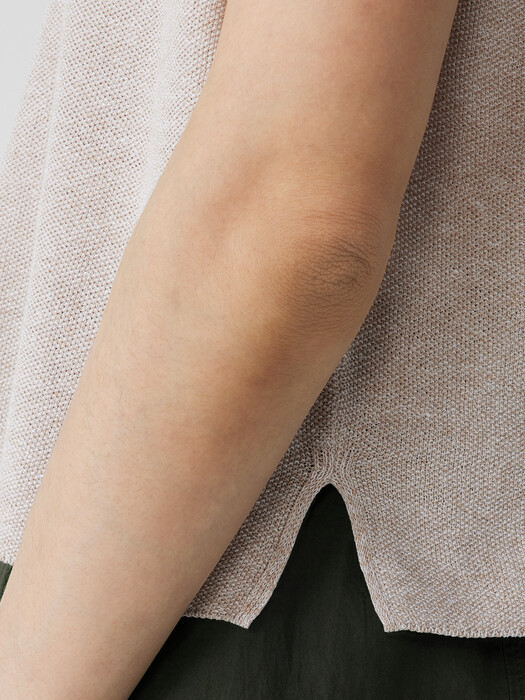 Organic Linen Cotton Square Top