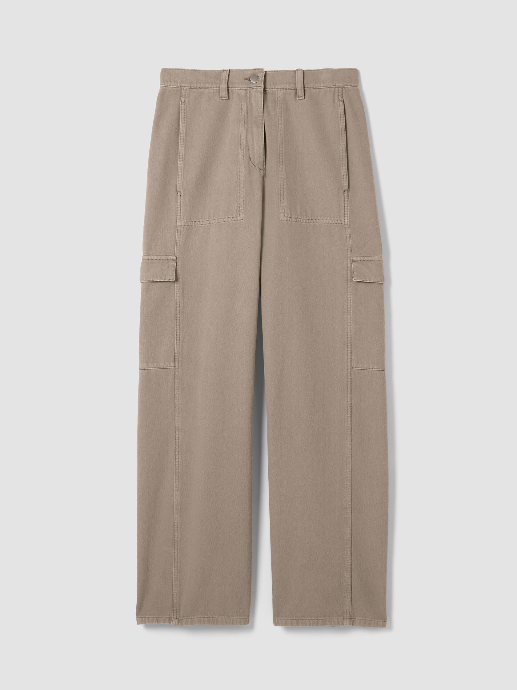 Garment-Dyed Utility Organic Cotton Cargo Pant
