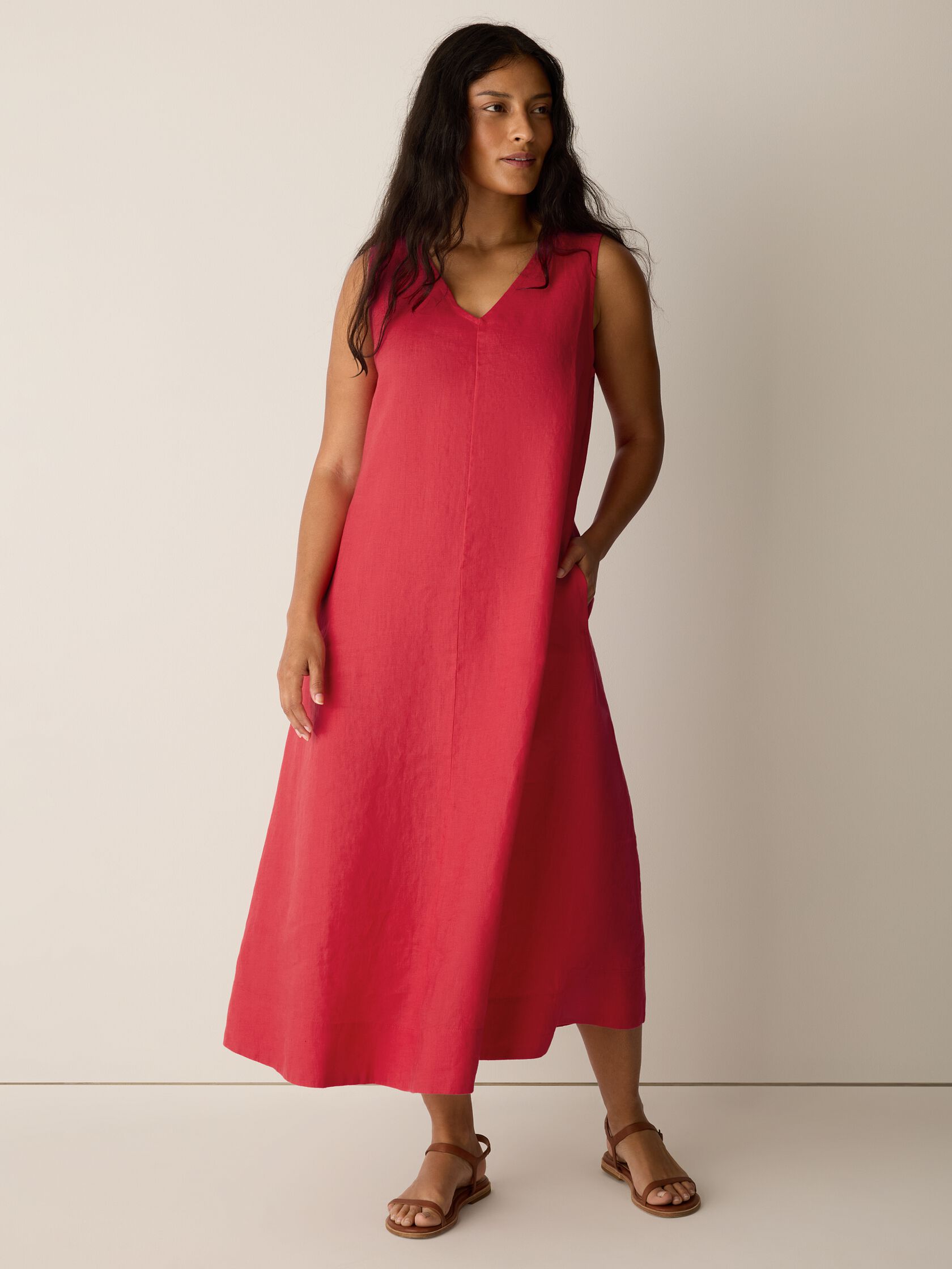 Organic Linen Easy Dress