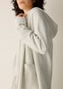 Fine Felted Wool Hooded Cardigan in Regenerative Wool