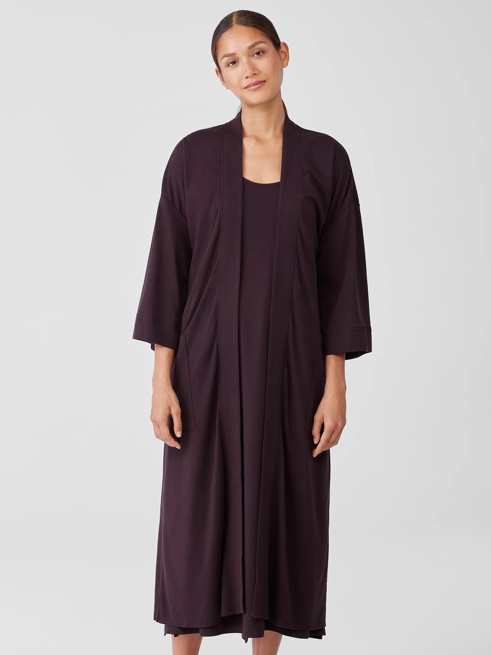 Cozy Organic Cotton Interlock Robe