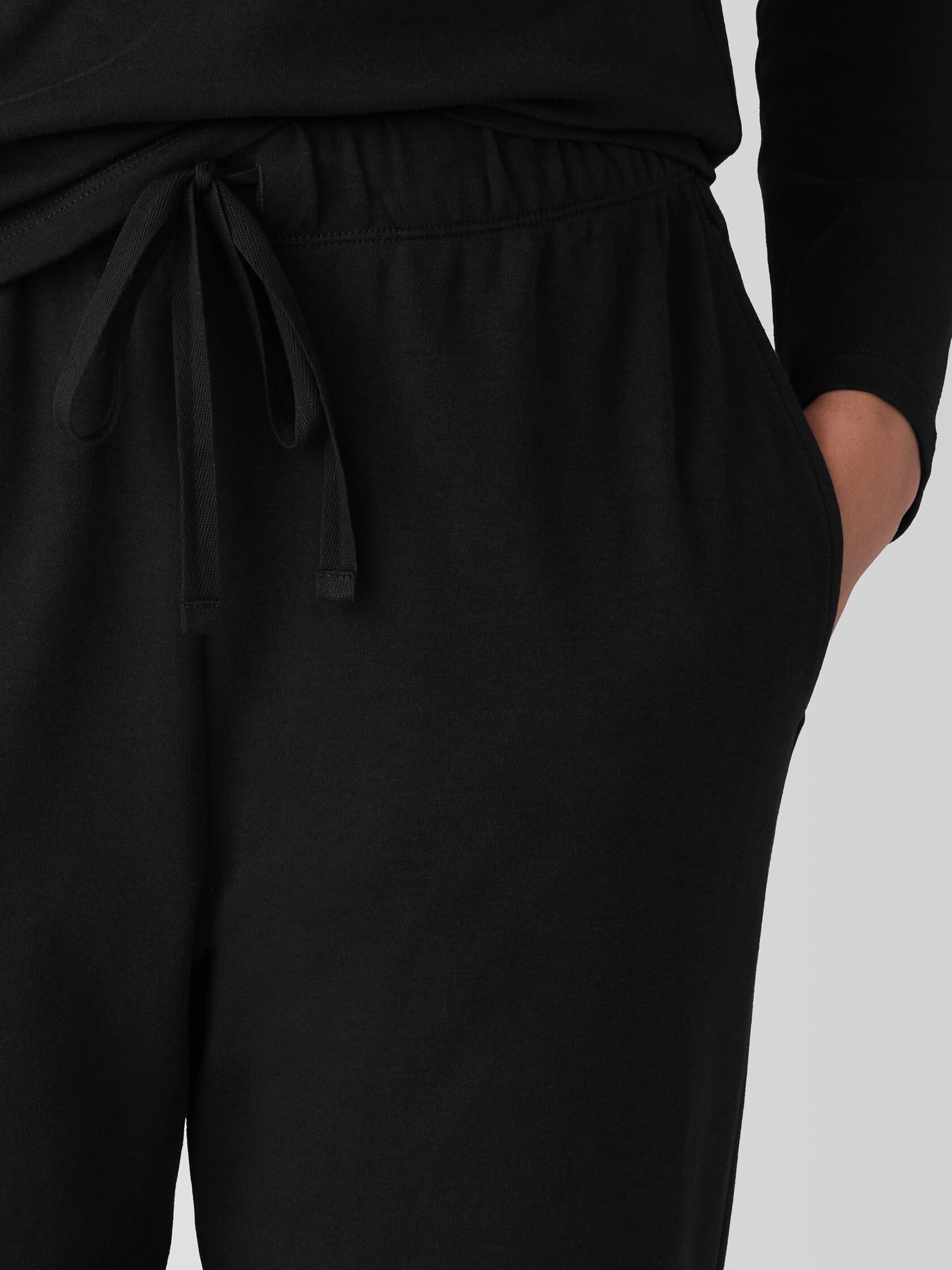 Organic Cotton Interlock Jogger Sleep Pant