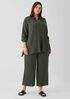 Organic Cotton Gauze Wide-Leg Pant