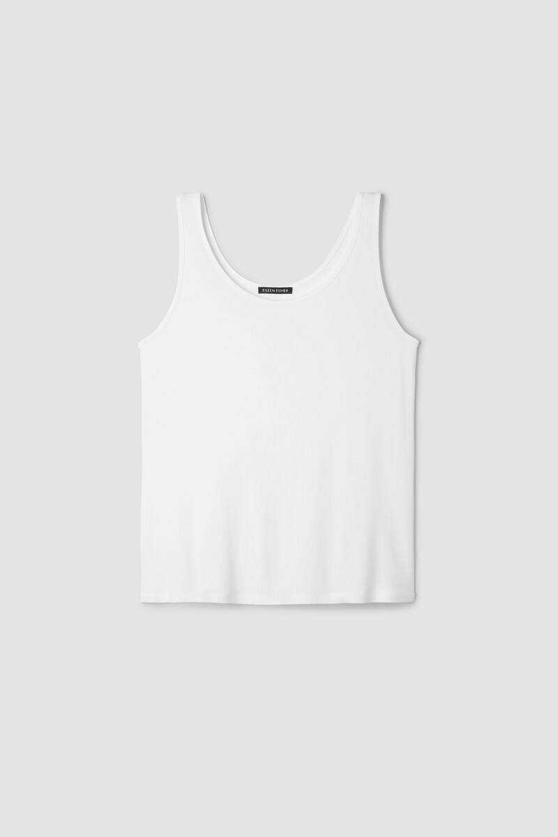 Stretch Silk Jersey Scoop Neck Tank Stretch Silk Jersey Scoop Neck Tank