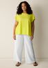 Organic Cotton Slubby Jersey Crew Neck Tee