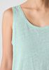 Organic Linen Jersey Scoop Neck Tank