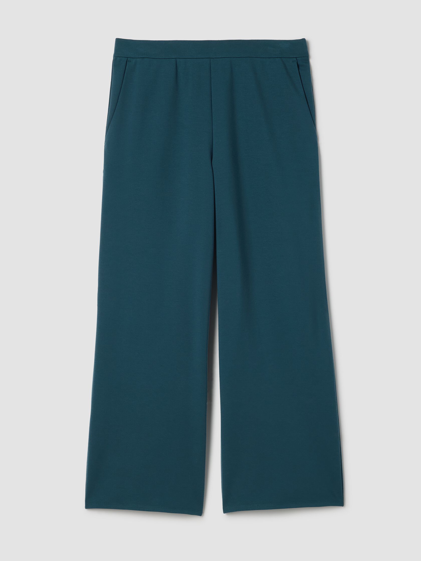 Washable Flex Ponte Wide-Leg Pant