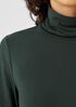 Fine Jersey Scrunch Neck Top
