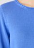 Peruvian Cotton Blend Jewel Neck Top
