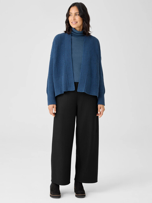 Cotton and Recycled Cashmere Cardigan