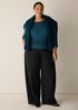 Organic Pima Cotton Jersey 3/4-Sleeve Tee