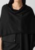 Fine Merino Poncho in Regenerative Wool