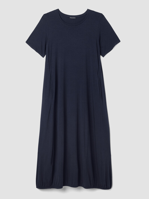 Fine Jersey Lantern Dress