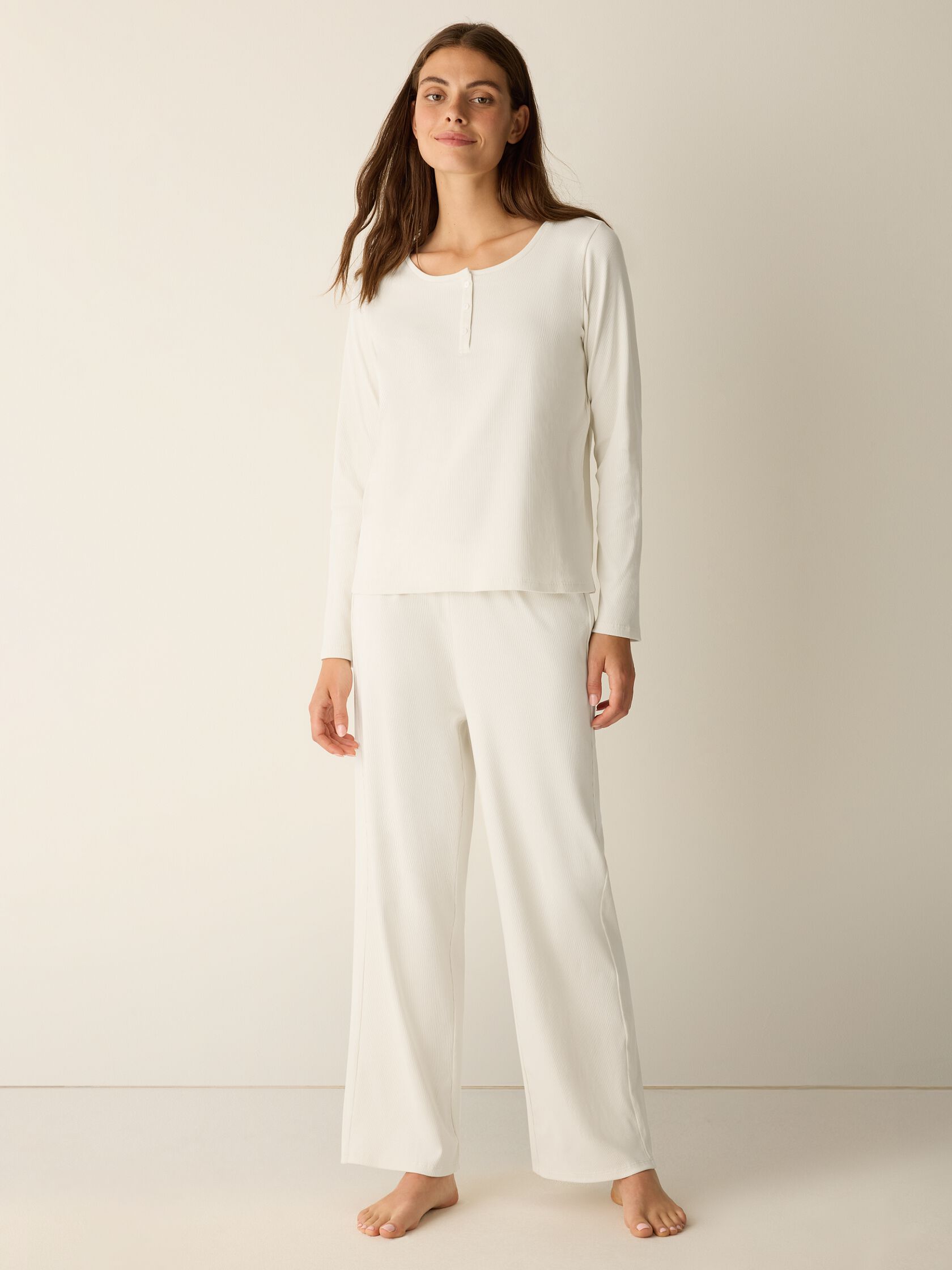 Organic Cotton Rib Sleep Set