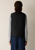 Light Cotton Nylon High Collar Vest