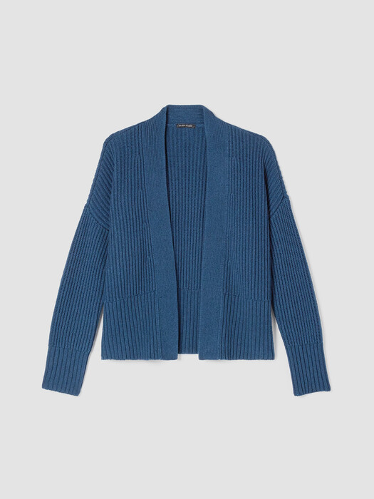 Cotton and Recycled Cashmere Cardigan