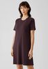 Organic Cotton Interlock Crew Neck Dress