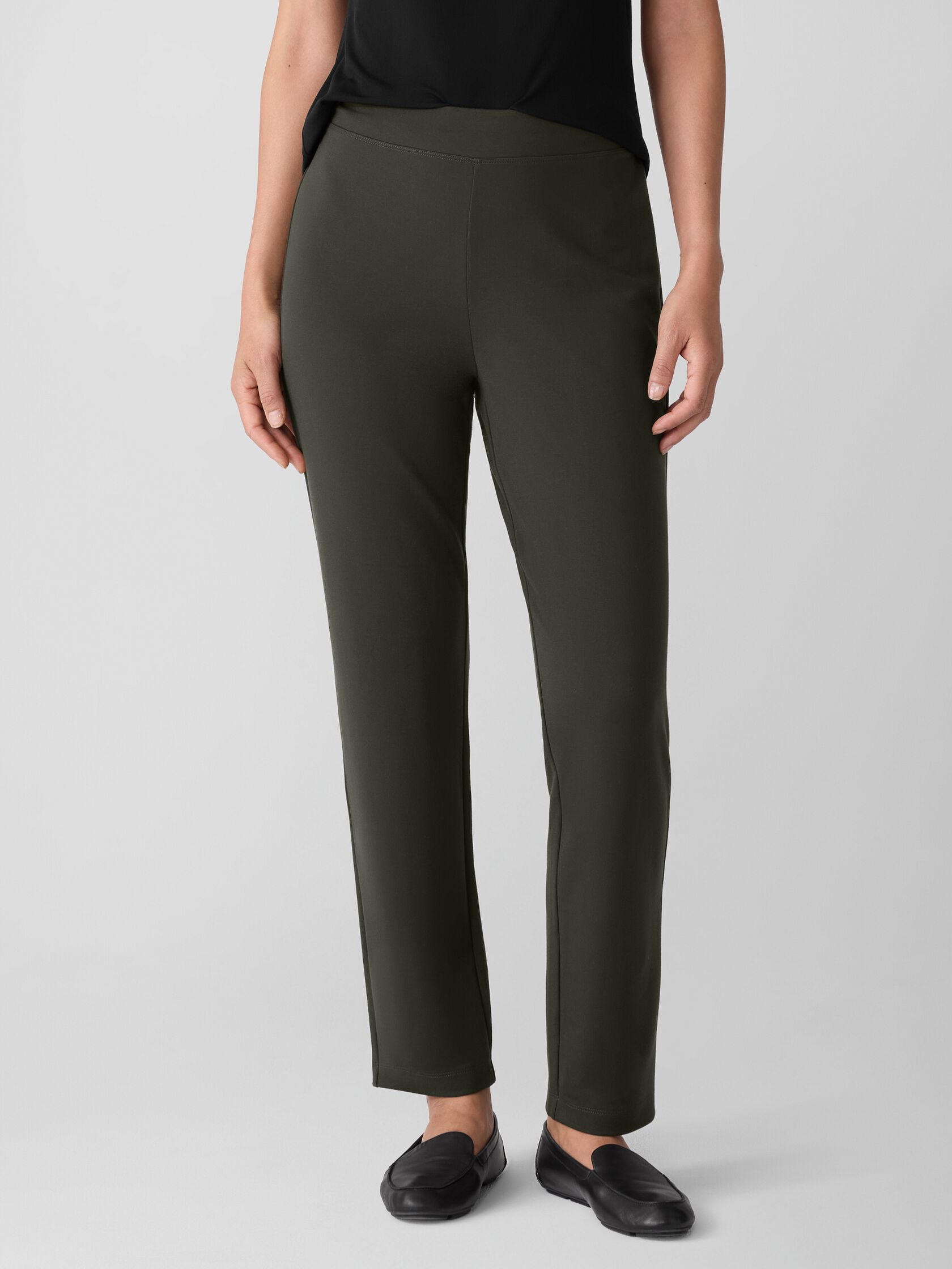 Washable Flex Ponte Slim Pant