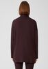 Cozy Brushed Terry Funnel Neck Top