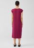 Fine Jersey Jewel Neck Dress