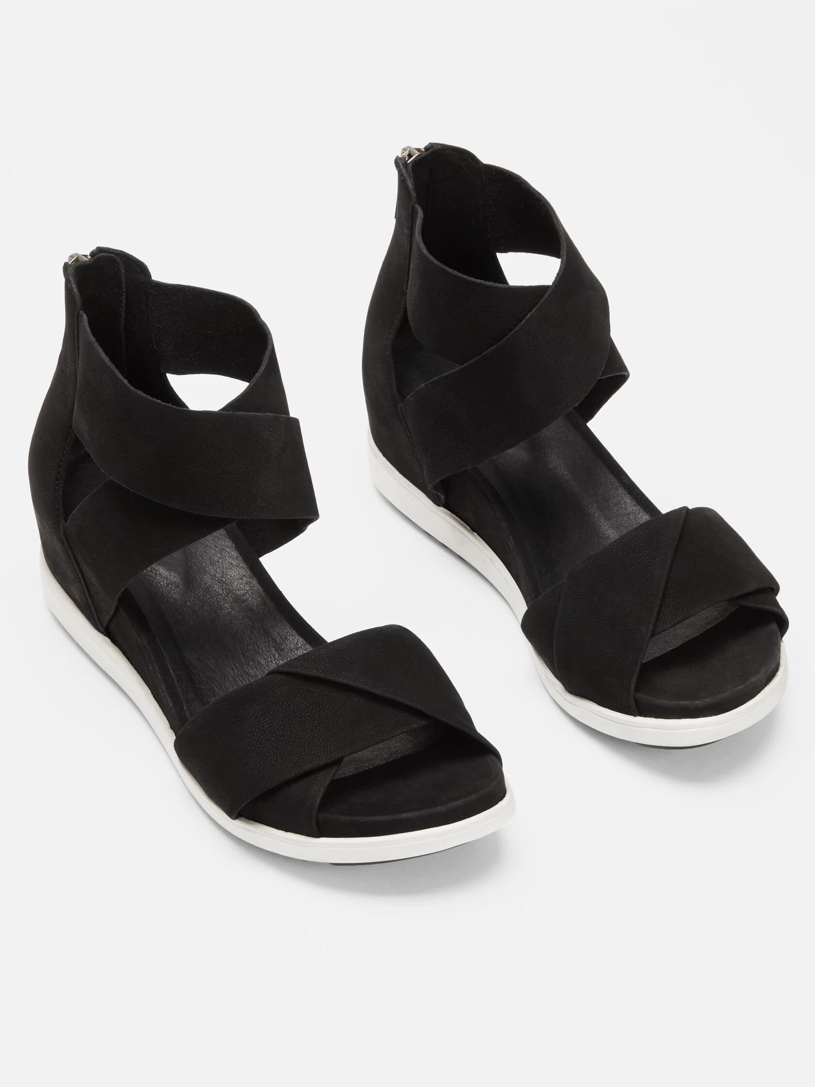 Viv Tumbled Nubuck Wedge Sandal