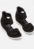 Viv Tumbled Nubuck Wedge Sandal