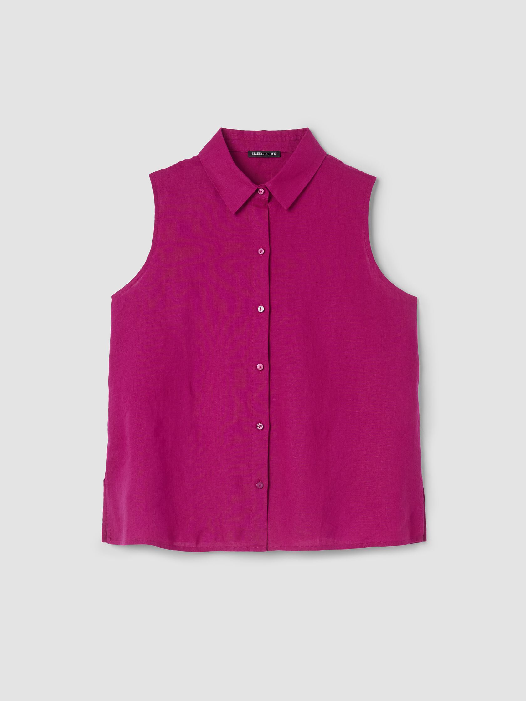 Organic Handkerchief Linen Sleeveless Shirt