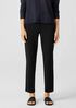 Organic Cotton Ponte Slim Pant