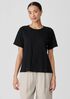 Organic Cotton Slubby Jersey Tee