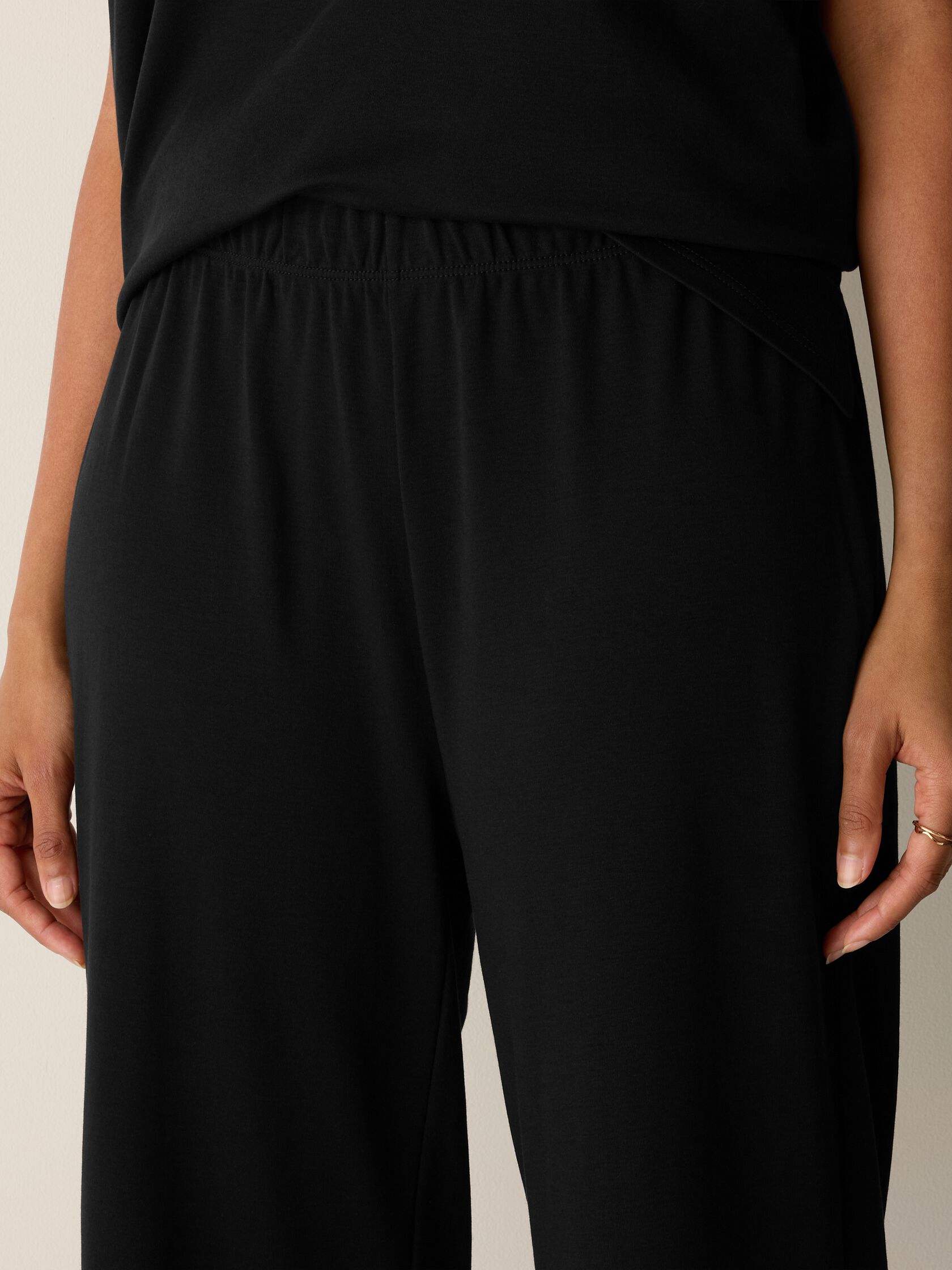 Organic Cotton Interlock Straight Sleep Pant