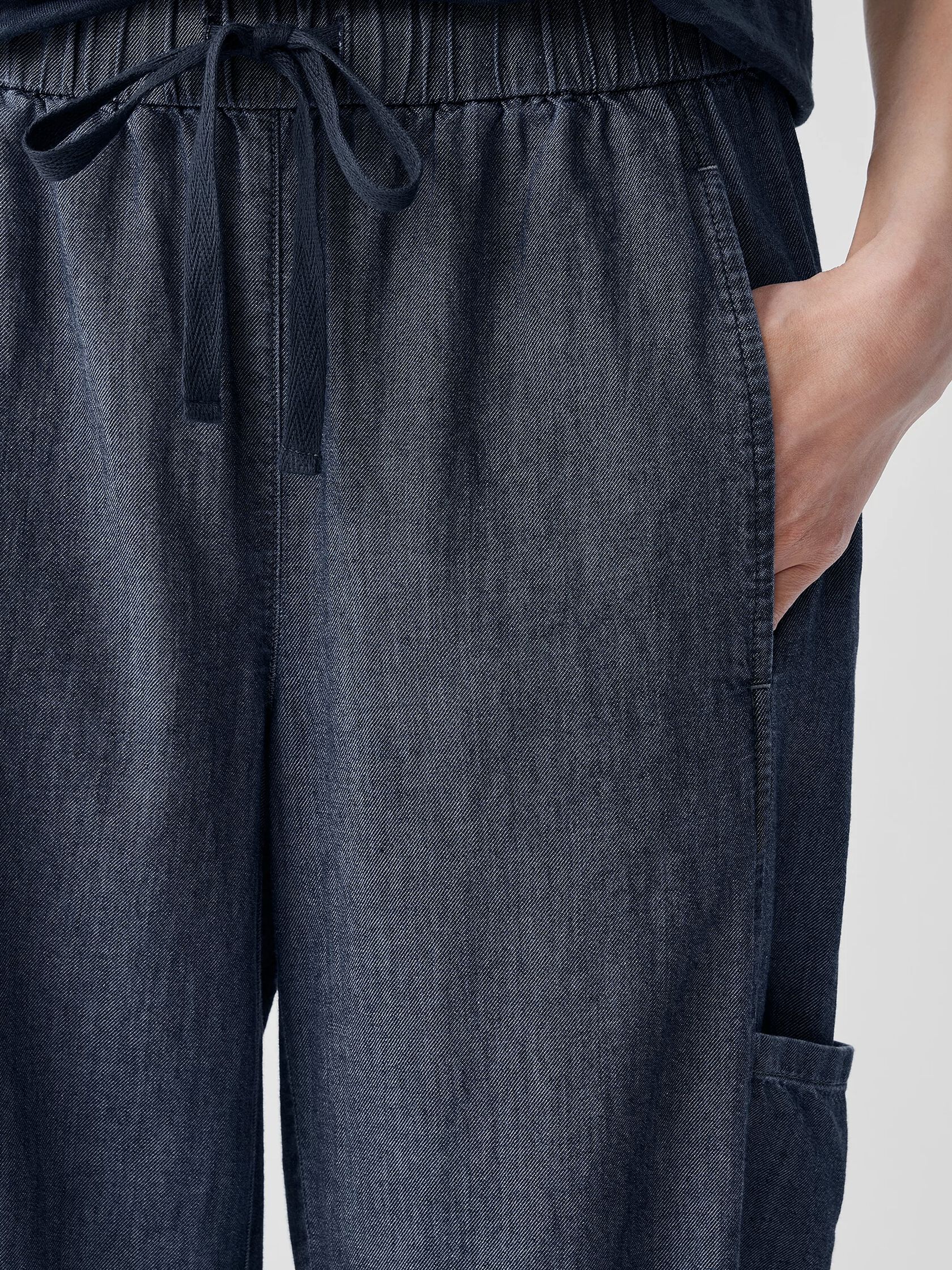Airy Organic Cotton Twill Cargo Pant