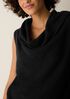 Peruvian Cotton Cloud Drape Neck Vest