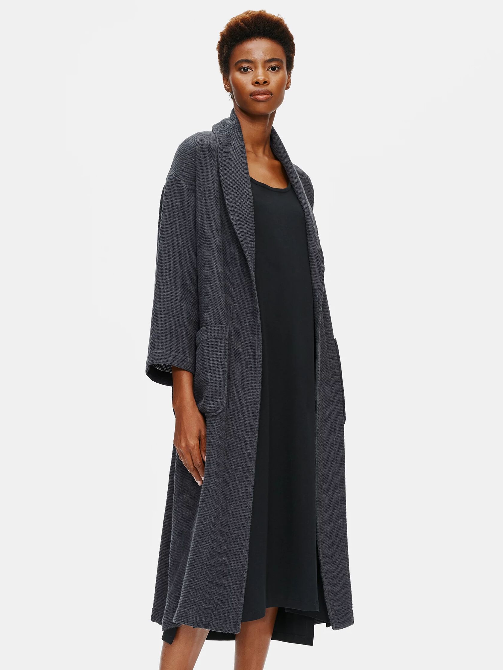 Organic Cotton Waffle Spa Robe