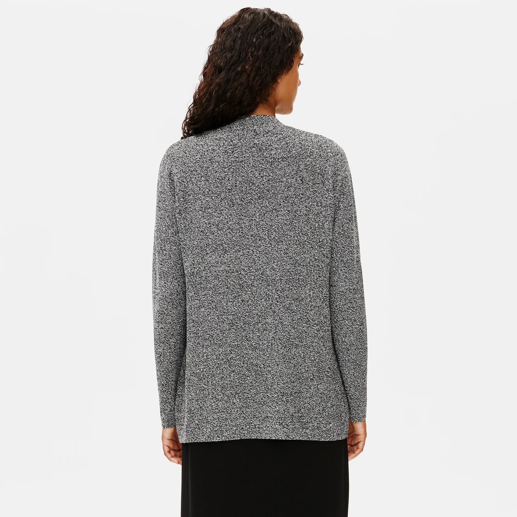 Organic Linen Cotton Shaped Cardigan 