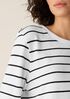 Striped Organic Cotton Slub Long-Sleeve Tee