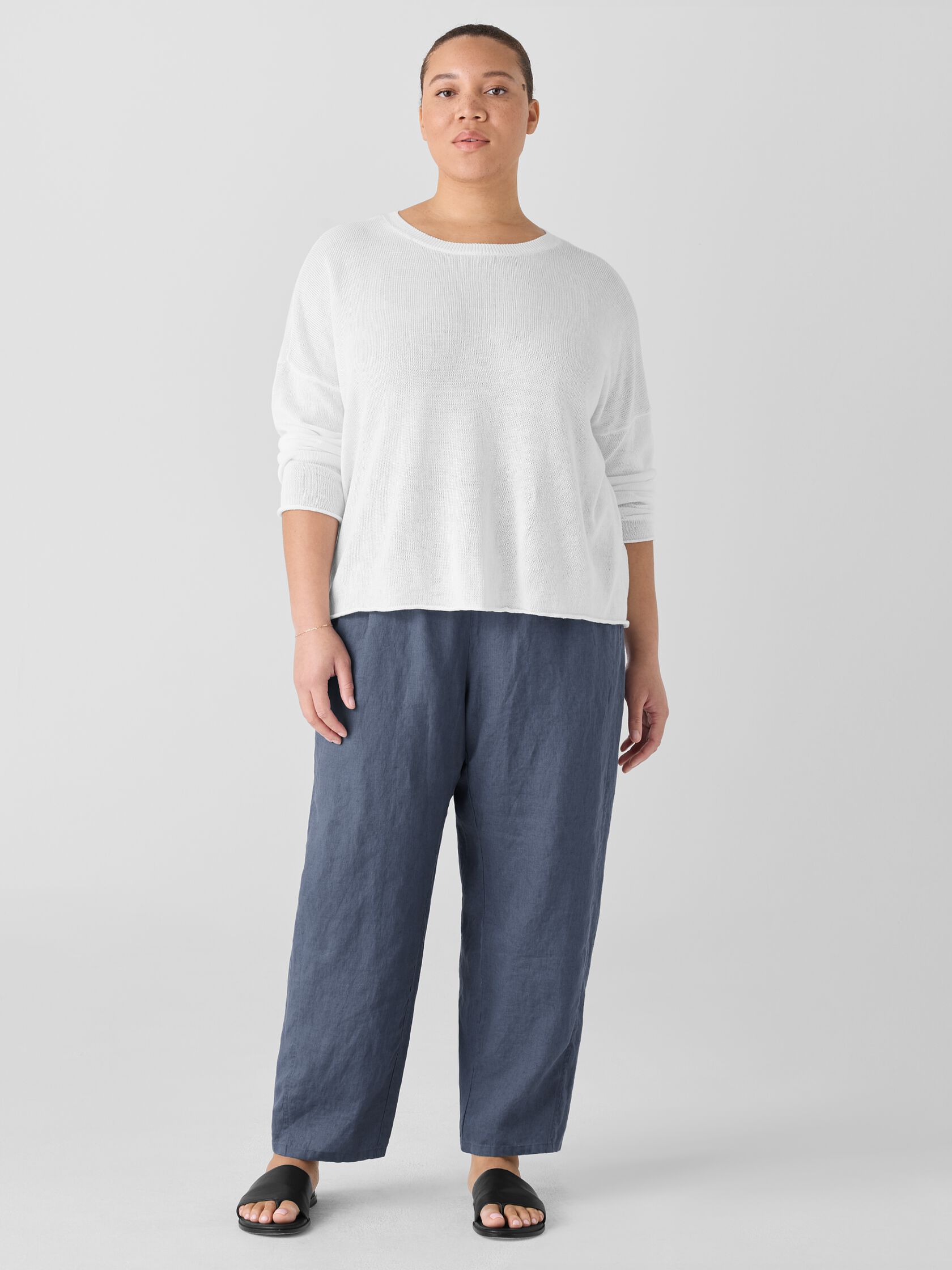 Organic Linen Lantern Pant